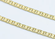 Chain with Gold Roman Cross Pendant