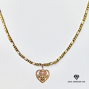 Chain with St. Mary Heart