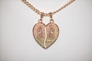 Chain with Gold Te Amo Heart