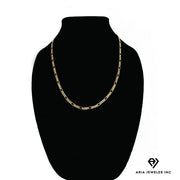 Gold Necklace with Cross Charm Pendant
