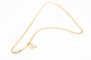 Chain with Gold Diamond Crown Pendant