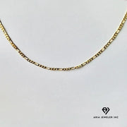 Gold Necklace with Cross Charm Pendant