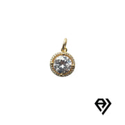 Chain with Round Diamond Pendant
