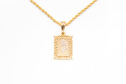 Chain with Red Rose Pendant