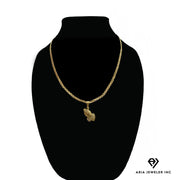 Chain with Praying Hands Pendant