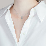 Moissanite Pendant Necklace