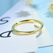 10k Yellow  gold plated Diamond Accent Ring