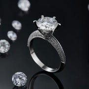 Moissanite Ring 1.0c/2.0c/3.0c