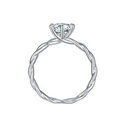Vintage Moissanite Ring 0.5c/1.0c