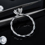 Vintage Moissanite Ring 0.5c/1.0c