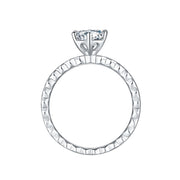 Moissanite Ring 0.5c/1.0c