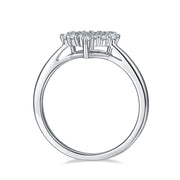 Heart Moissanite Ring 0.3c