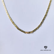 Gold Necklace with Peso Pendant
