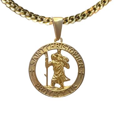 Chain with St. Christopher Pendant