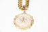 Large Peso Pendant on Gold Chain