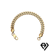 10mm Cuban Chain and Bracelet Set