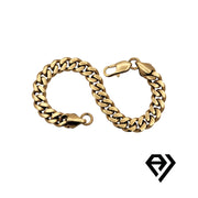 10mm Cuban Chain and Bracelet Set