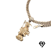 Aria LUX 10mm Cuban Chain With Large Reaper Pendent