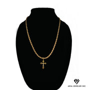 Chain with Gold Crucifix
