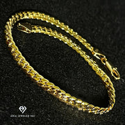 14K Bonded Gold Miami Cuban Bracelet