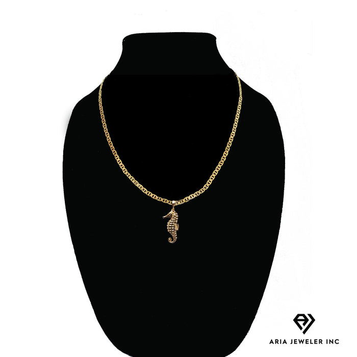 Chain with Gold Seahorse