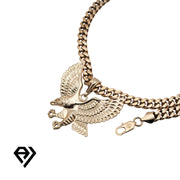 Aria LUX 10mm Cuban Chain With Eagle Pendent