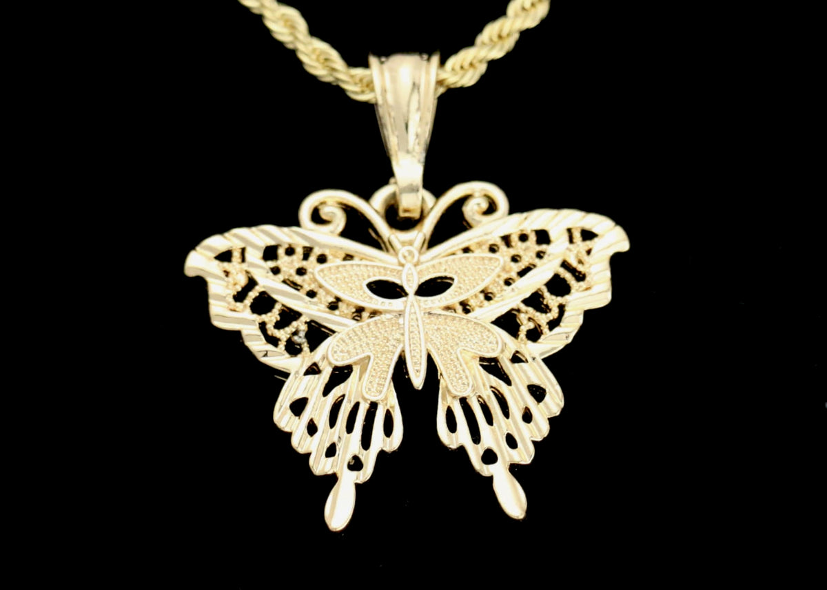 Chain with Butterfly Pendant – Aria jeweler inc