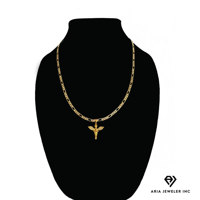 Chain with Golden Angel Pendant