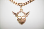 Chain with Dove Heart Pendant