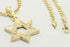 Chain with Gold Star of David Pendant