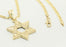 Chain with Gold Star of David Pendant