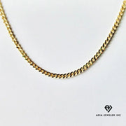 Gold Necklace with Reaper Pendent