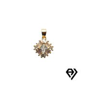 Chain with Rhombus Diamond Pendant