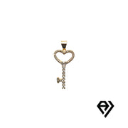 Chain with Golden Key to Your Heart Pendant
