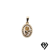 Chain with Radiant Rose Pendant