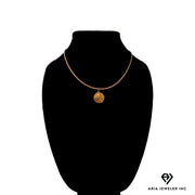 Rose gold cross with stones P30