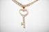 Chain with Golden Key to Your Heart Pendant