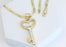 Chain with Golden Key to Your Heart Pendant