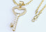 Chain with Golden Key to Your Heart Pendant