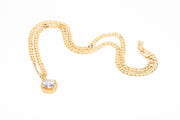Chain with Round Diamond Pendant