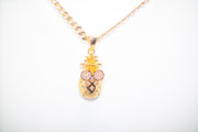 Chain with Pineapple Pendant  P30