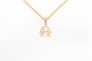 Chain with Children Pendant