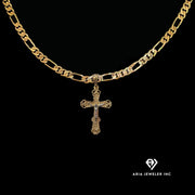 Chain with Elegant Gold Crucifix