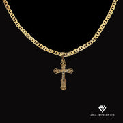 Chain with Elegant Gold Crucifix