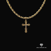 Chain with Elegant Gold Crucifix