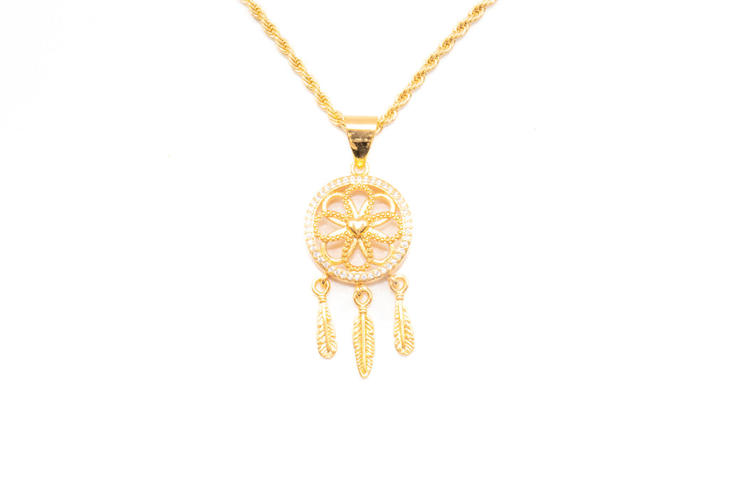 Chain with Dream Catcher Pendant