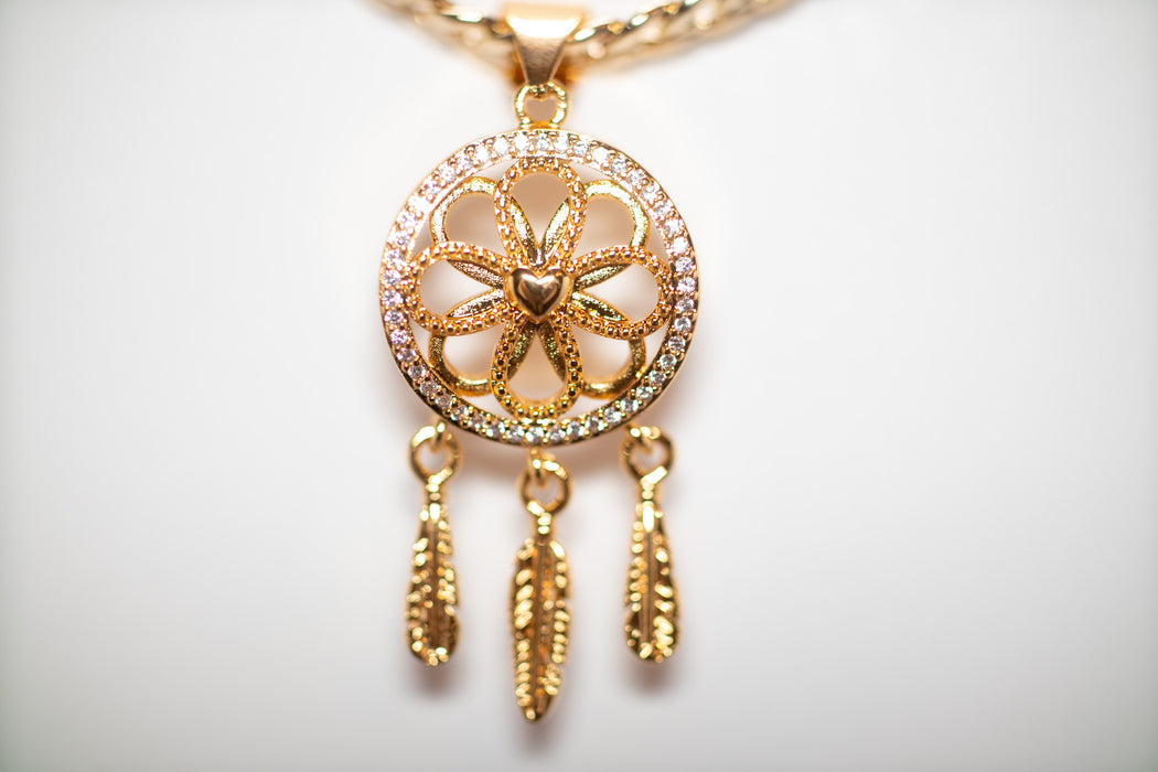 Chain with Dream Catcher Pendant