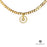 Chain with Designer Diamond Circle Pendant