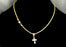 Chain with Petite Gold Crucifix