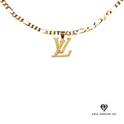 Chain with Designer Logo Pendant